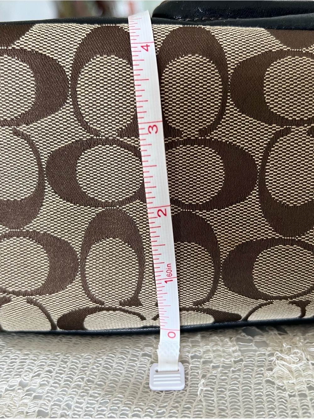 Coach Legacy Leigh Signature Canvas and Black Leather Shoulder Bag - Picture 16 of 16